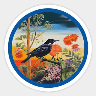 Blackbird Backyard Birds Birders Birdwatchers Sticker